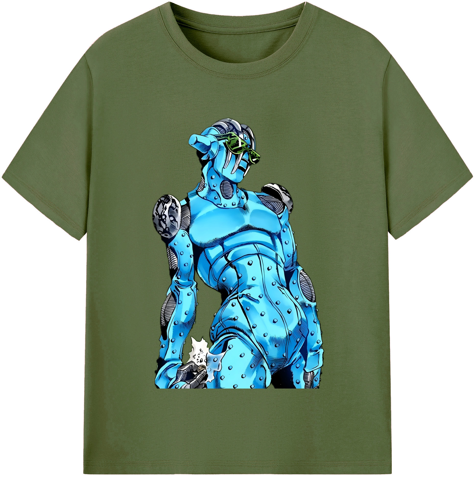 （画像用） ジョジョの奇妙な冒険 JoJo's Bizarre Adventure 綿100％半袖Tシャツ（フロントプリント）
